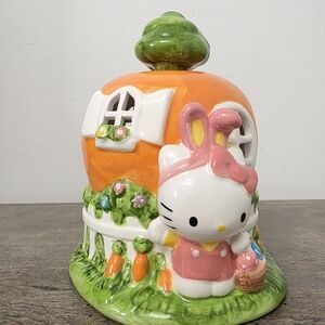 New Blue Sky Hello Kitty Easter Carrot Candle HouseEaster decor 2026